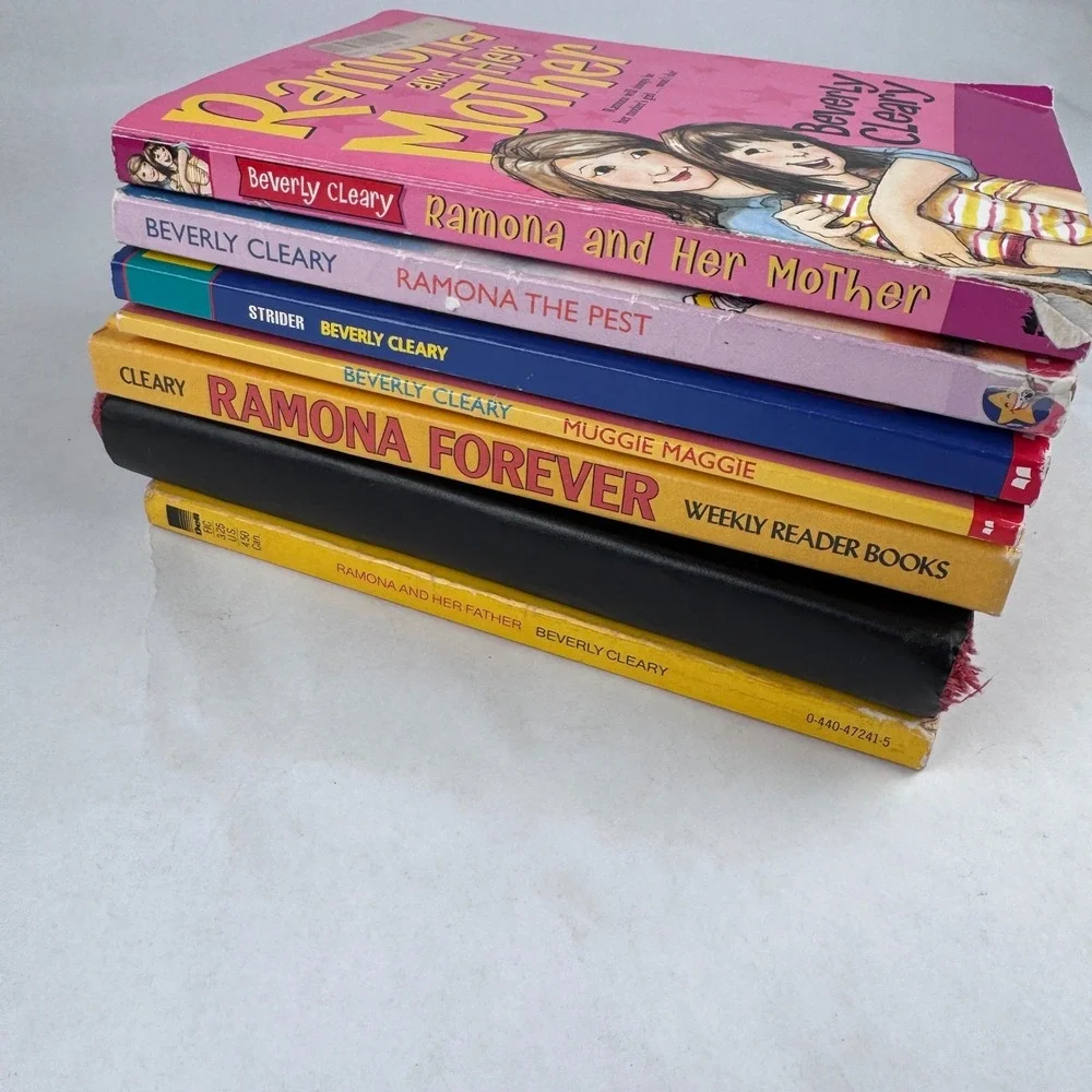Beverly Cleary Lot of 7 Books Muggie Maggie Ramona Forever Henry Beezus